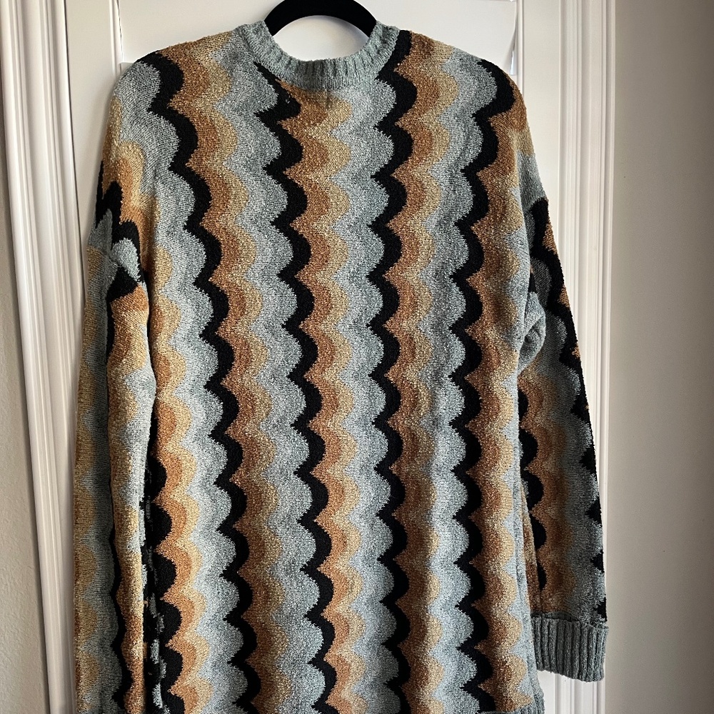 Mumu Comfy Sweater, Retro Wave Knit